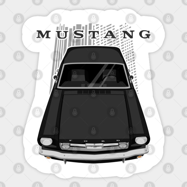 Mustang 1966 - Black Sticker by V8social